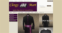 Desktop Screenshot of clergymart.com